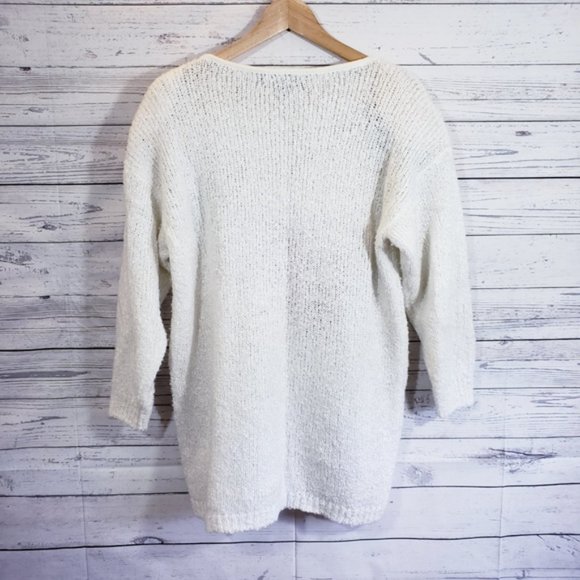 Vintage le Chois Embroidered Knit Women's Sweater - Picture 5 of 6